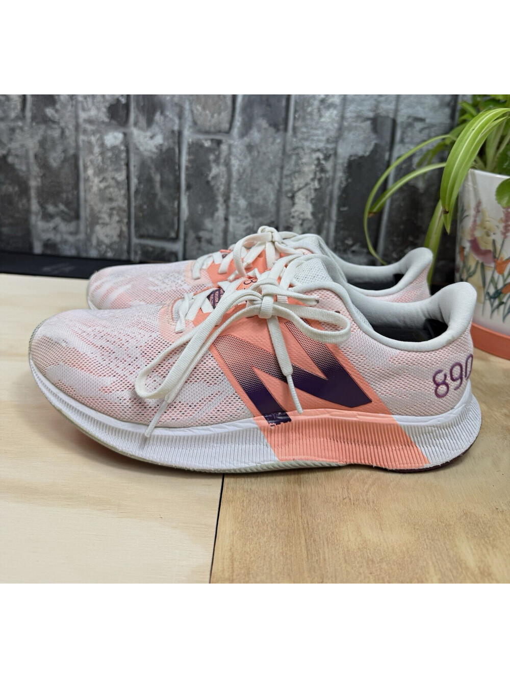New Balance 890 v8 FuelCell Women's Running Shoes Breathable Pink US 9B W890SP8